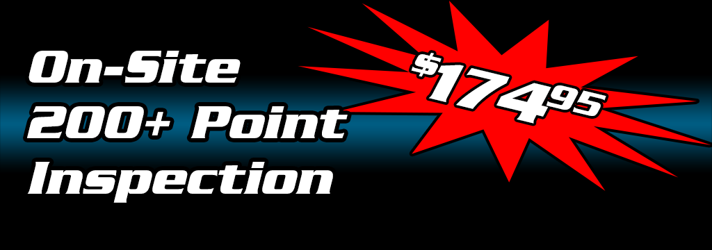 On-Site 200+ Point Inspection